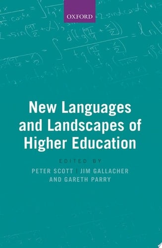 New Languages And Landscapes Of Higher Education