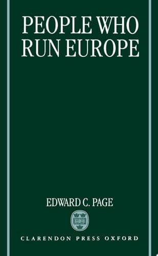 People Who Run Europe