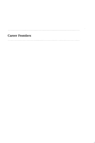 Career frontiers: new conceptions of working lives