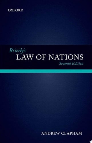 Brierly's Law Of Nations