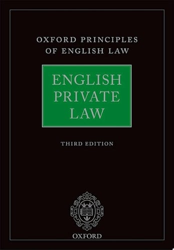 English Private Law (Oxford Principles of English Law)