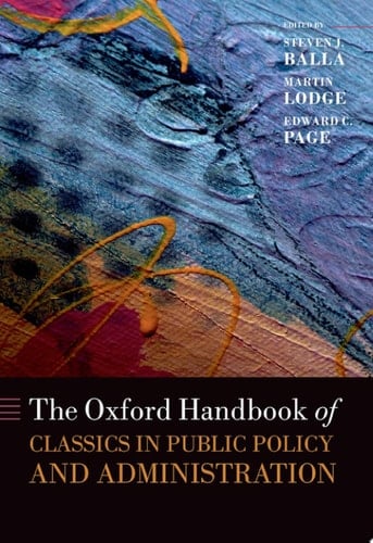 The Oxford Handbook Of Classics In Public Policy And Administration
