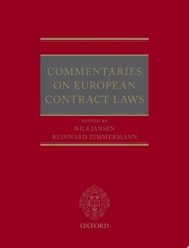 Commentaries on European Contract Laws