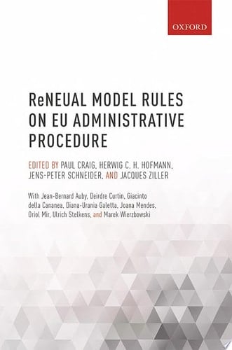 Reneual Model Rules On Eu Administrative Procedure