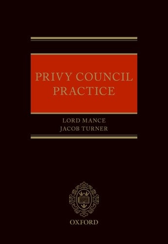 Privy Council Practice