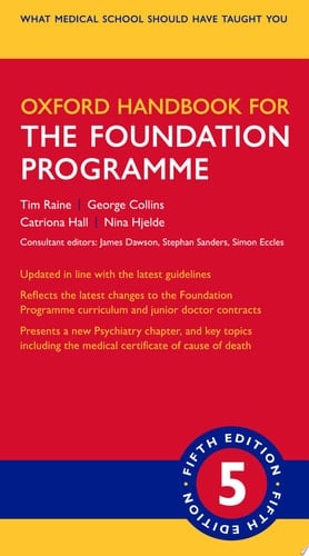 Oxford Handbook For The Foundation Programme