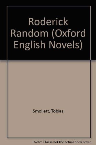 Adventures of Roderick Random (Oxford English Novels)