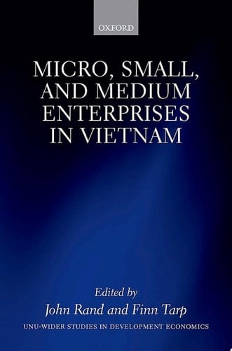 Micro, Small, and Medium Enterprises in Vietnam (WIDER Studies in Development Economics)