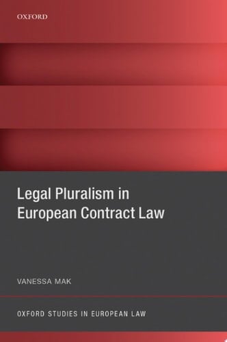 Legal Pluralism In European Contract Law