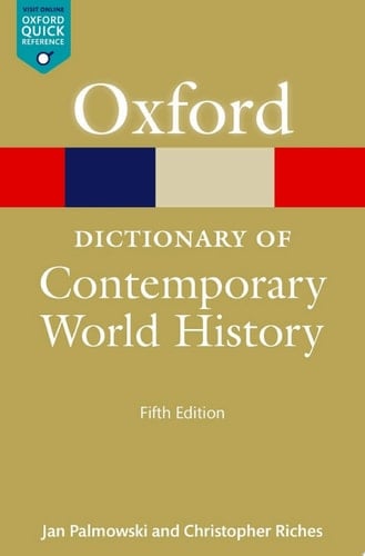 A Dictionary Of Contemporary World History
