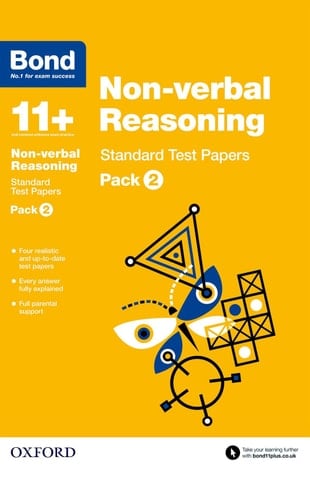 Bond 11+: Non Verbal Reasoning: Standard Test Papers