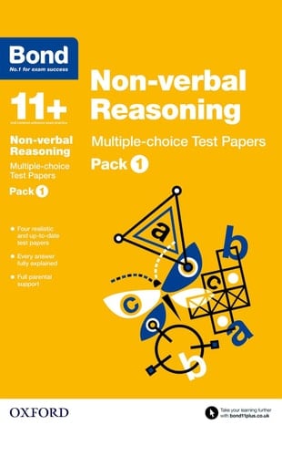 Bond 11+: Non Verbal Reasoning: Multiple Choice Test Paperspack 1