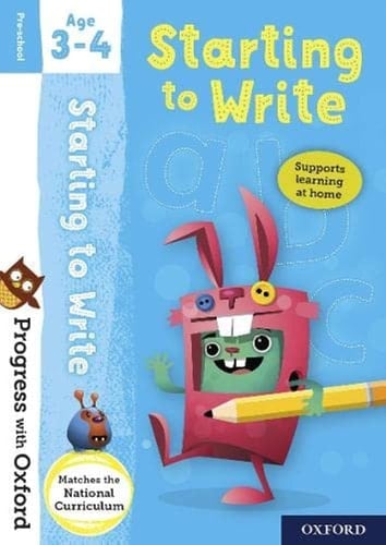 PWO: Start To Write Age 3-4 Bk Sticker