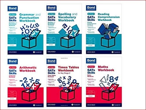Bond SATs Skills 8-9 years Year 4, 6 book collecti