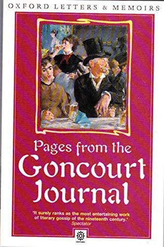 Pages from the Goncourt Journal (English and French Edition)