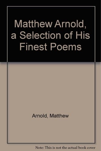 Matthew Arnold (Oxford Poetry Library)