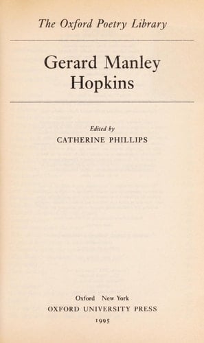 Gerard Manley Hopkins