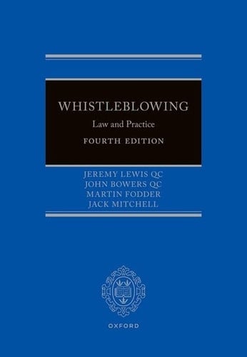 Whistleblowing: Law and Practice