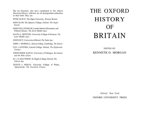 The Oxford History of Britain