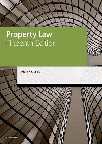 Property Law (Legal Practice Course Manuals)