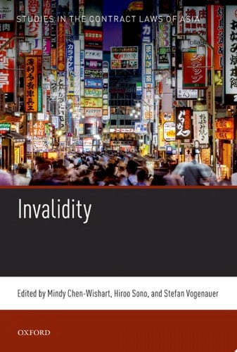 Invalidity (Studies in the Contract Laws of Asia)