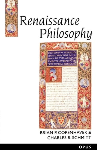 Renaissance Philosophy (History of Western Philosophy, 3)