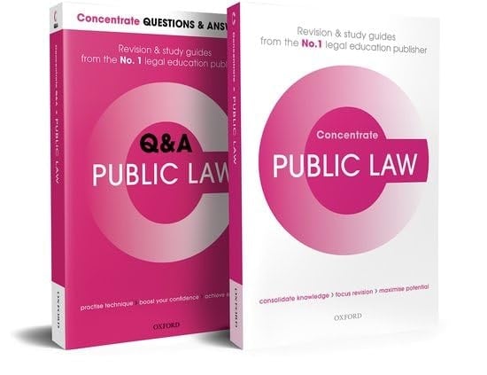 Public Law Revision Concentrate Pack: Law Revision and Study Guide