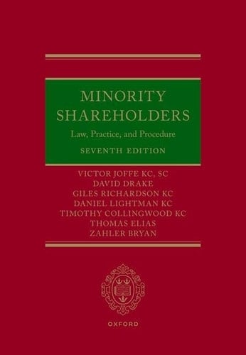 Minority Shareholders: Law, Practice, and Procedure