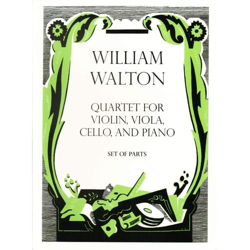 Quartet for Violin, Viola, Cello, and Piano: Set of Parts (& Score for Pianist) (William Walton Edition)