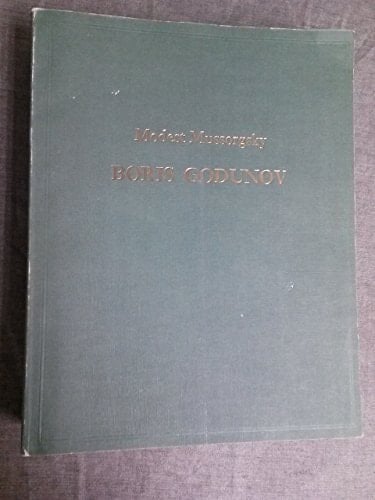 Boris Godunov: Full score in three languages