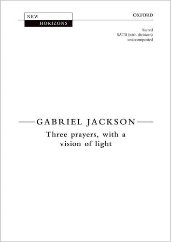 Three Prayers, with a Vision of Light (New Horizons)