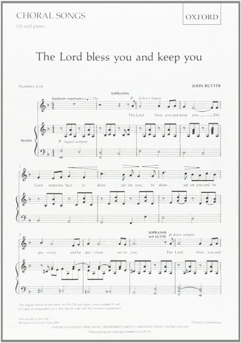 The Lord Bless You and Keep You Jra7 Fs P