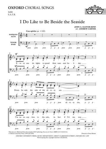 I do like to be beside the seaside