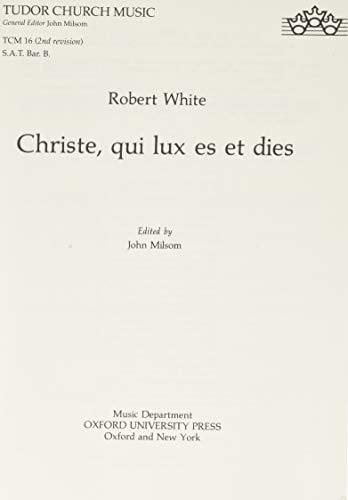 Christe, qui lux es et dies (Tudor Church Music)