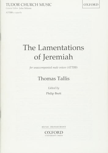 Tallis, T: Lamentations of Jeremiah