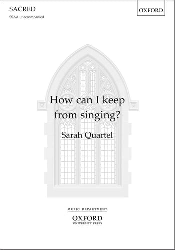 How can I keep from singing?