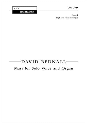 Mass for Solo Voice and Organ