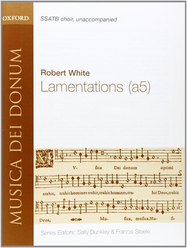 Lamentations: Vocal Score (Musica dei Donum)