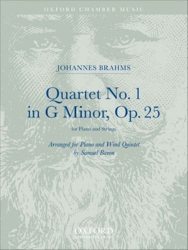 Piano Quartet No. 1 in G minor arranged for piano and wind quintet