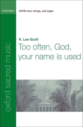Too often, God, your name is used