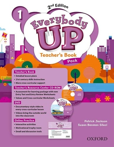 Everybody Up! 1. Teacher's Book W/DVD& Online Practice Pack 2nd Edition