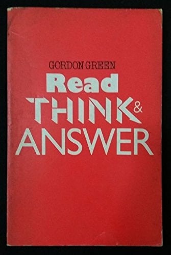 Read, Think and Answer: Tchrs'