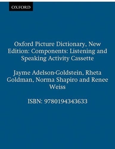 New Oxford Picture Dictionary: Listening and Speaking Activity Cassette (The New Oxford Picture Dictionary (1988 ed.))