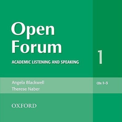 Open Forum 1 Audio CDs: Academic Listening and Speaking (Open Forum Series)