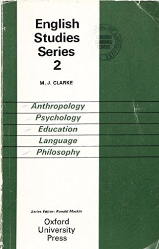 Anthropology, Psychology, Education, Language and Philosophy (English Studies Series: Volume 2) (ELT)