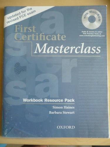 First Certificate Masterclass Workbook with out Answer key