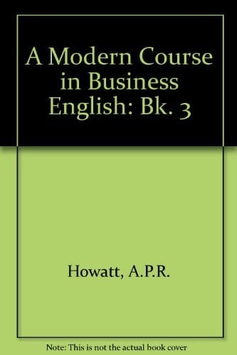A Modern Course in Business English: Programmed Units