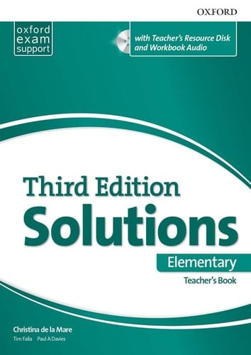 Solutions 3rd Edition Elementary. Teacher's Book