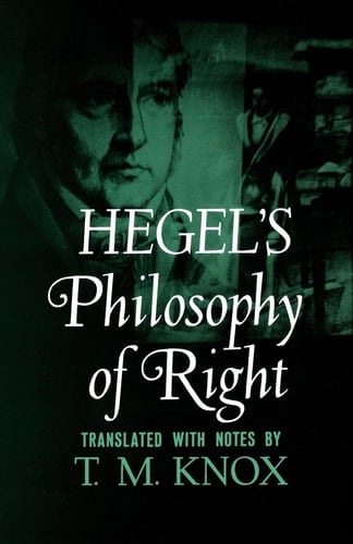 Hegel's Philosophy of Right