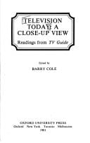Television today: A close-up view : readings from TV guide